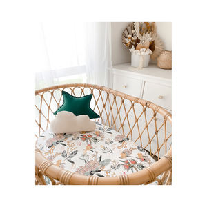 Prix usine 100% Jersey Coton Bébé Bassinet Drap-housse Drap Super Doux Avec La Meilleure Qualité - Product Image 5