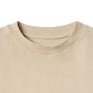 เสื้อยืดคอกลมของผู้ชายสีทึบเข้ารูปเสื้อคอกลมผ้าฝ้าย100% - Product Image 5