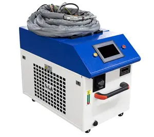 Mesin Pembersih Laser Penghilang Karat Serat Laser 50W 100W 150W 500W 1000W Kualitas Terbaik untuk Cat Karat Debu Minyak