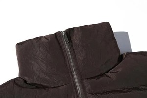 Men's Warm Stand Collar Puffer <b>Jacket</b> Thin Cotton Padded Winter Parka in 4 Canvas Colours - Product Image 6