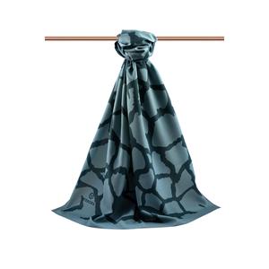 Scialle di seta Medina di lusso da donna verde smeraldo-10