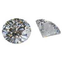 Moissonita redonda de alta calidad, diamante sintético de moissanita cultivado en laboratorio, Diamante de moissanita suelta, excelente corte, claridad VVS