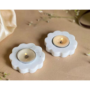 Modern Square Shape Pink Marble <b>Candle</b> <b>Holder</b> <b>Tealight</b> <b>Candle</b> <b>Holder</b> Votives for Festive Decor <b>Candle</b> <b>Holder</b> in Lowest Price - Product Image 2