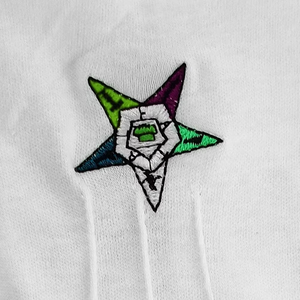 Haute qualité personnalisé maçonnique broderie logo défilé blanc maçonnique Regalia franc-maçon homme 100% coton gants à main - Product Image 3