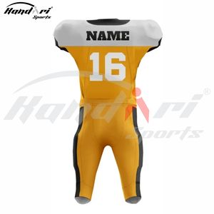 เครื่องแบบเสื้อฟุตบอลอเมริกันคลาสสิกปักโลโก้ - Product Image 3