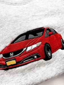 Regalos Personalizados para Novio, Sudadera con Bordado de Auto Personalizado, Foto de Auto Bordada, Regalo para Amantes de Autos, Regalos de Navidad - Product Image 3