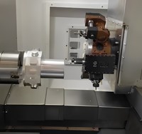 Torno CNC de Cama Plana de Alta Resistencia PG46, Máquina de Fresado Lineal con Sistema de Control GSK/KND