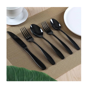 Cuillère à dessert en acier personnalisée dernier cri ensembles de couverts de vaisselle avec boîte cadeau artisanat dernier produit - Product Image 2