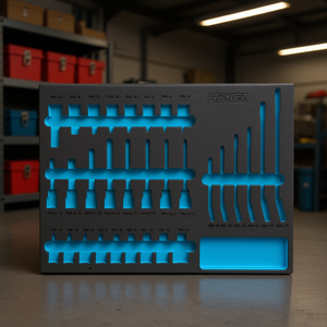 Insert en mousse souple à 2 composants Hazet pour rangement d'outils 163-367/31 - Product Image 3