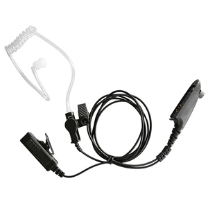 Auricular de tubo acústico de doble cable ETMY GP338 GP328 HT1250 con PTT para walkie-talkie, auriculares con cancelación de ruido para radio de seguridad, CE - Product Image 1