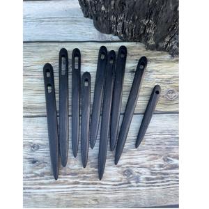 Aiguilles à coudre et à repriser en corne de buffle naturelle biodégradable et écologique - Product Image 1