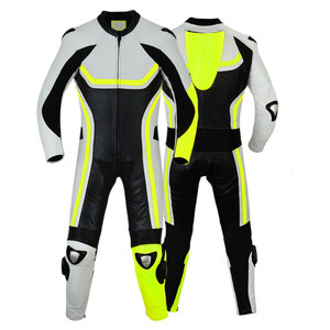 Traje de Motocicleta de Cuero Genuino de Alta Calidad, Impermeable y Resistente al Viento, Talla Grande, Personalizable para Carreras de Autos y Ropa Deportiva - Product Image 6