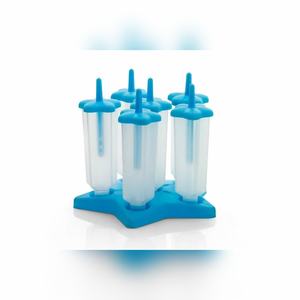 Aalok – Ensemble de 6 moules à glace multicolores en forme d'étoile, en polypropylène, pour faire des kulfi, plateau anti-goutte pour bâtonnets glacés, idéal pour les friandises estivales - Product Image 6