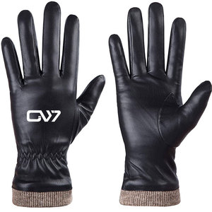Guantes de cuero con pantalla táctil de moda Guantes de cuero a prueba de viento de Invierno para mujer Logotipo personalizado - Product Image 2