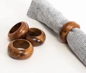 Ronds de serviette en résine fabriqués à la main, designs uniques, couleurs vives pour salle à manger élégante, mariage, table d'hôtel - Product Image 3