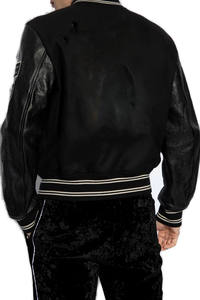 Chaqueta bordada, chaqueta águila de moda Chaqueta universitaria extragrande fabricada - Product Image 4