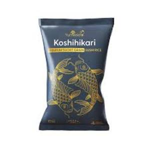 El arroz japonés Calrose de grano redondo para sushi se ofrece en varios tamaños de paquetes a granel, incluyendo 5 kg, 10 kg, 20 kg, 25 kg y 50 kg. - Product Image 1