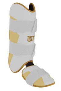 Protector de Espinilla de Béisbol de Cuero Duradero con Logotipo Personalizado QST para Adultos y Jóvenes, Uso Profesional - Product Image 4