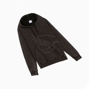 Sweats à capuche délavés à l'acide de qualité supérieure fabriqués au Pakistan avec logo personnalisé - Product Image 2