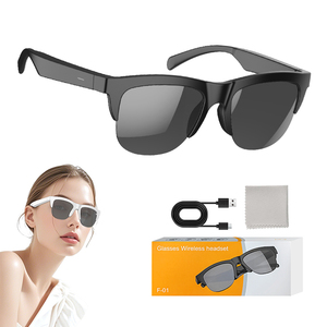 Gafas de Audio Inalámbricas Ligeras de Tipo Abierto, Recargables por Tipo-C, Gafas BT de Alta Resolución, Lentes de Sol Inteligentes para Llamadas y Música - Product Image 1