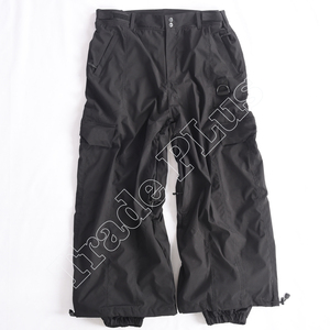 Pantalones Cargo súper holgados de cintura alta para hombre personalizables pantalones de chándal con cordón forrado de lana de doble capa pantalones multibolsillos - Product Image 1