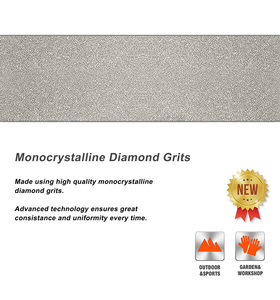 Diamond Stone Set for <b>Sharpening</b> Axes Knives <b>Razor</b> Blades etc.-400# & 1000# with Lapping Fluid - Product Image 3