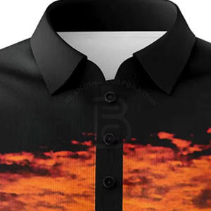 Polo de pêche à manches longues en tissu respirant pour la pêche, la randonnée, les sports de plein air, polos - Product Image 3