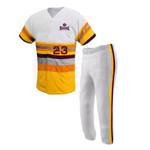 Nouveau style uniforme de baseball uniforme de baseball à séchage rapide bon marché uniforme de baseball de prix de gros - Product Image 1