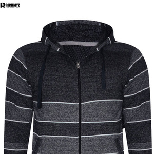 Sudadera con Capucha Personalizada de Moda para Hombre, Sudadera Informal de Forro Polar de Algodón con Logotipo Frontal y Cremallera para Invierno, Sudaderas con Cremallera Personalizadas para Hombre - Product Image 5