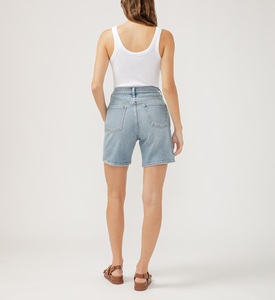 Pantalones cortos de mezclilla con dobladillo crudo de cintura alta Y2K Pantalones cortos de mezclilla para mujer Estilo de dibujos animados Streetwear Pantalones cortos de mezclilla personalizados para mujer - Product Image 4