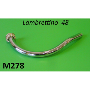 Tubo de escape cromado Lambrettino 48 - Product Image 1