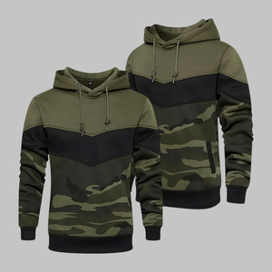 Fabrication sur mesure, design personnalisé, sweat-shirts à capuche pour hommes, vente chaude d'hiver, décontractés, 100% coton, poche, coupe régulière, pull à capuche uni - Product Image 5