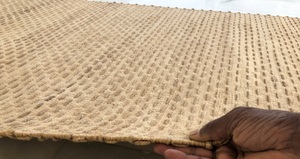 Alfombra de yute de gran tamaño ecológica tejida a mano, tejido plano de estilo nórdico moderno para uso interior en el hogar, juego de alfombras de área a precio de fábrica - Product Image 4