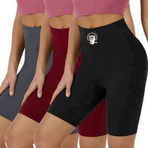 Ropa Deportiva ÚNICA, Shorts de Ciclismo Personalizados de Talla Grande para Mujer, Cintura Alta, Poliéster, Elastano, Algodón, Transpirables, de Secado Rápido y Ecológicos - Product Image 3