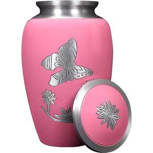 Proveedor profesional de urna de recuerdo de aluminio y metal de la mejor calidad Urnas funerarias/de cremación aplicables para adultos al menos precio - Product Image 6