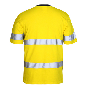 Good Quality Men Work Wear Reflective Safety <b>Shirt</b> Oem Hi <b>Vis</b> 100% Cotton Safety Reflective Safety <b>T</b>-<b>shirt</b> For Men - Product Image 2