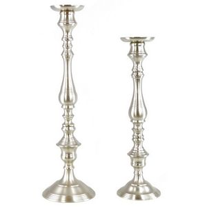 Bougeoir superlatif en aluminium poli à 5 niveaux Artisanat élégant Finition élégante pour la maison Décorations de mariage de Noël - Product Image 3