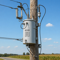 Transformateur monophasé monté sur poteau CSP 15kVA 25kVA 50kVA 13,2kV ou 13,8kV vers 120/240V 60Hz pour réseaux électriques ruraux
