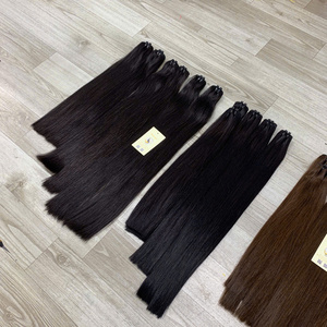 ผมเรีมีแท้100% เวียดนามผ้าตรงเรียบสำหรับผู้หญิงปลายผมคู่สุด - Product Image 4