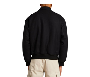 Veste universitaire en laine d'hiver, veste universitaire en laine, veste bomber en laine pour homme, veste en polyester pour homme grande taille avec doublure en satin - Product Image 2