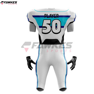 ปรับแต่งชุดอเมริกันฟุตบอลชายชุดระเหิดพร้อมพิมพ์โลโก้ชุดอเมริกันฟุตบอล - Product Image 6