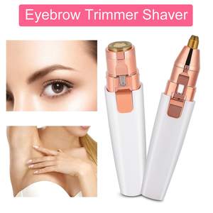 Rasoir électrique USB portable pour femmes, tondeuse indolore pour les poils du visage et des sourcils, rasoir pour femmes pour les lèvres et le menton supérieur - Product Image 4