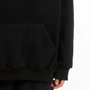 Sweat à capuche pour homme de haute qualité à prix d'usine avec cordons de serrage réglables et poches kangourou, coupe confortable et décontractée 2026 - Product Image 4