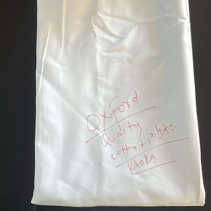 Tela de popelina gris con estilo, patrón teñido de hilo para ropa de niños, algodón peinado de primera calidad para diseños de interiores del hogar, técnica tejida - Product Image 1