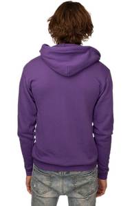 Bella toile hommes 3739 unisexe Poly-coton polaire pleine fermeture éclair sweats à capuche brodé vêtements d'hiver impression numérique 100% coton - Product Image 2