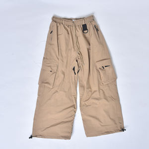 High Street Baggy Ski Pants Loose Fit Streetwear Style Pantalones de nieve para hombres Impermeable Winter Outdoor Wear Snow Ski Pants - Product Image 1