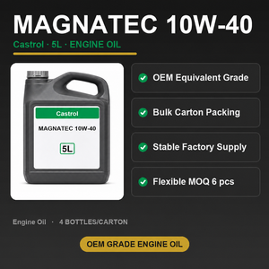 น้ำมันเครื่อง Castrol <span class=keywords><strong>MAGNATEC</strong></span> 10W-40 5 ลิตร เกรด OEM สำหรับเครื่องยนต์ ขายส่งจำนวนมาก คุณภาพสูงจากโรงงานโดยตรง - Product Image 2