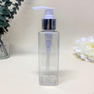 Custom 120ml Square for Clear PET <b>Head</b> Cap Bottles 24mm 22g <b>Hand</b> Soap & <b>Shower</b> Gel Cosmetics Packaging for Face Cream & Shampoo - Product Image 5