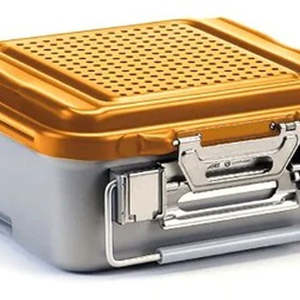 Conteneur stérilisé pour chirurgie dentaire en acier inoxydable de haute qualité, couvercle argenté, instruments de chirurgie hospitalière - Product Image 4