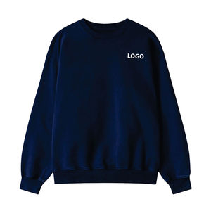 Jersey personalizado de algodón con precio al por mayor para hombres sudadera de ajuste de gimnasio con teñido liso y bordado Unisex - Product Image 2